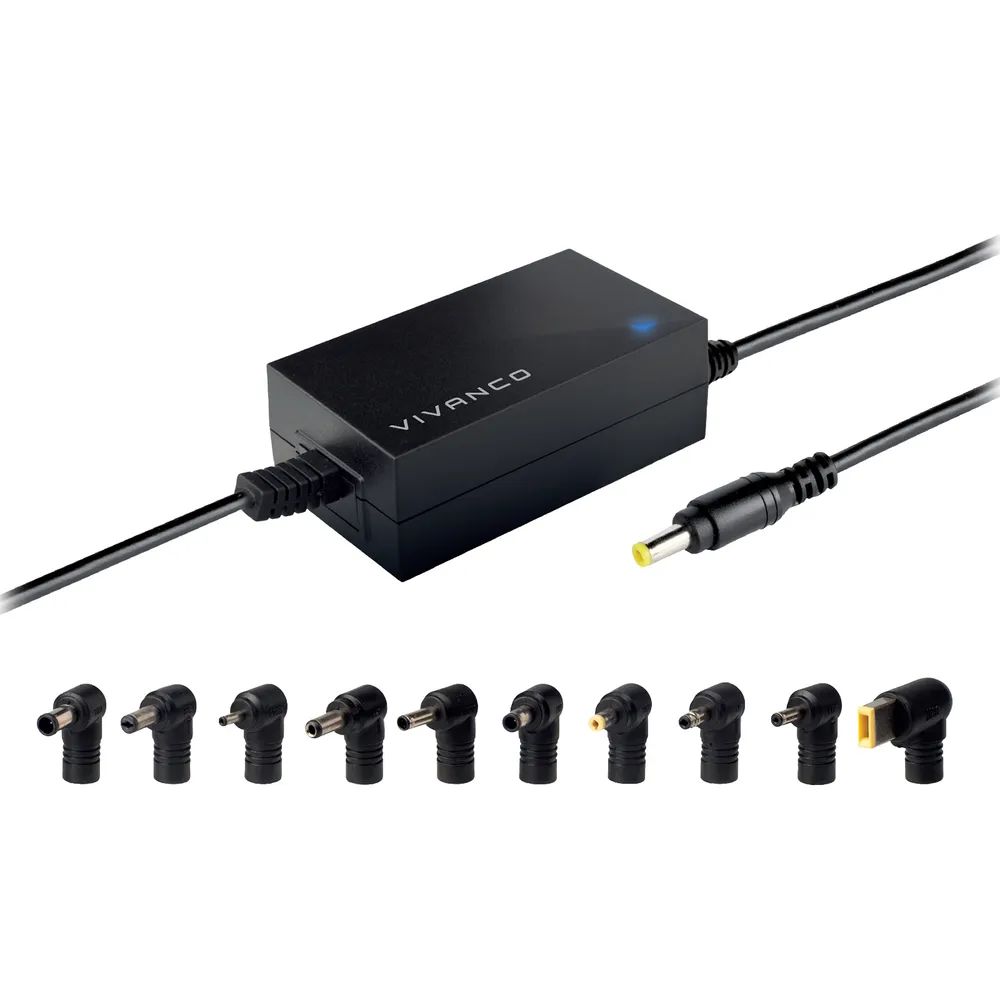 VIVANCO Universal Netzteil für Notebooks, 45 Watt