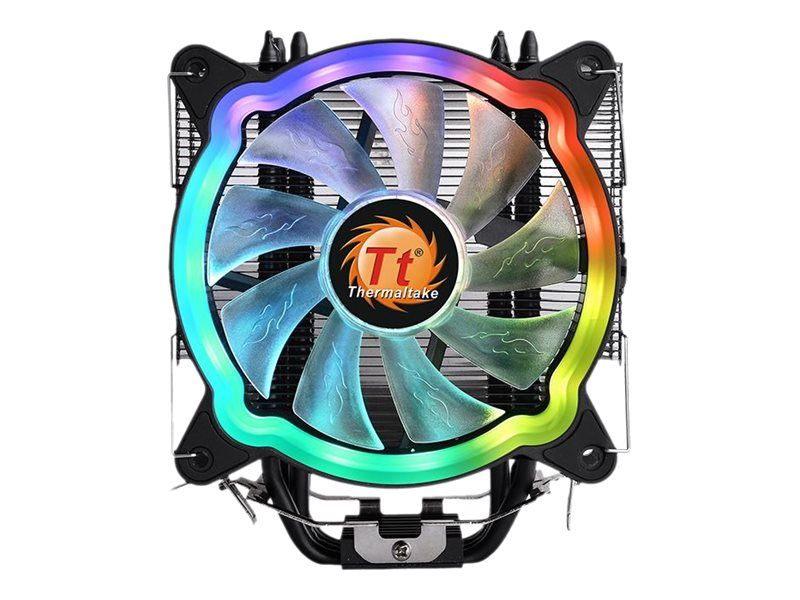 Thermaltake UX200 ARGB Lighting - Prozessor-Luftkühler - (für: LGA775, LGA1156, AM2, AM2+, AM3, LGA1155, AM3+, FM1, FM2, LGA1150, LGA1151, AM4, LGA1200)