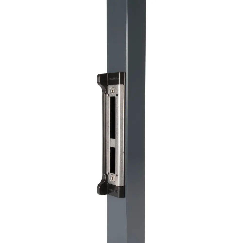 Locinox Schließblech mit Anschlag für Rohrrahmenschloss Fortylock/Fiftylock, Edelstahl