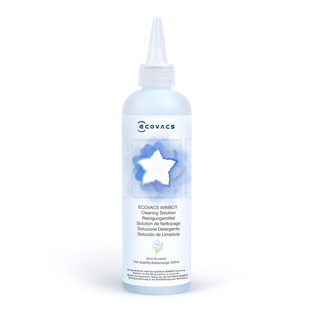 Ecovacs Reinigungslösung 230ml, zu Winbots-Serie