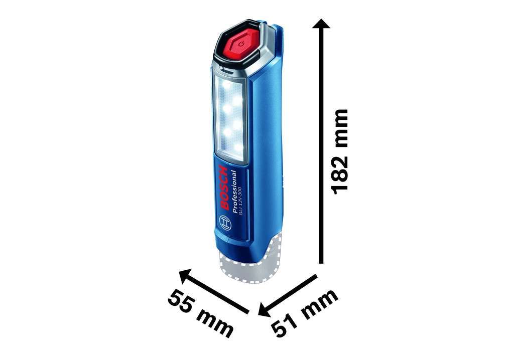 Bosch Professional GLI 12V-300 Lampe(C) solo CLC