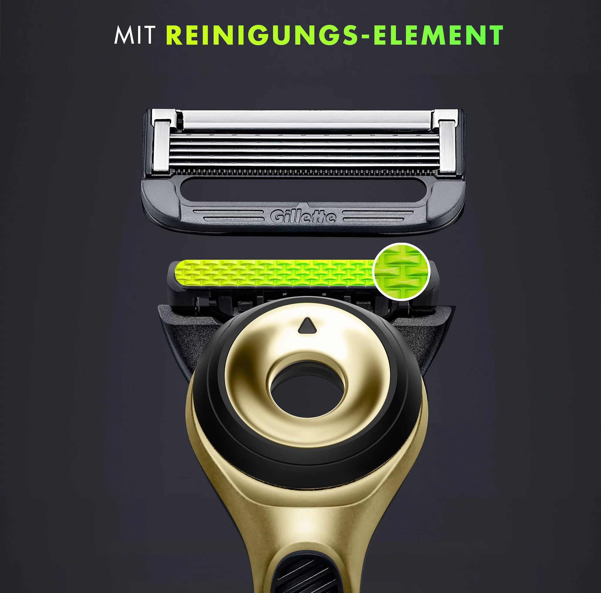Gillette Labs Gold Systemklingen 