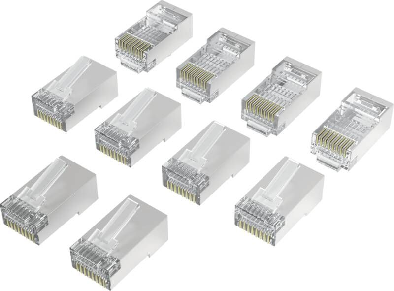 Hama 200772 Netzwerkstecker, CAT-6a, 10 St.