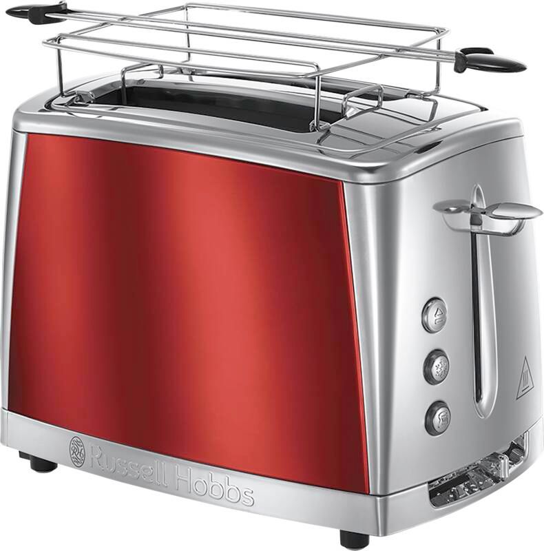 Russell Hobbs Luna Solar Red Toaster