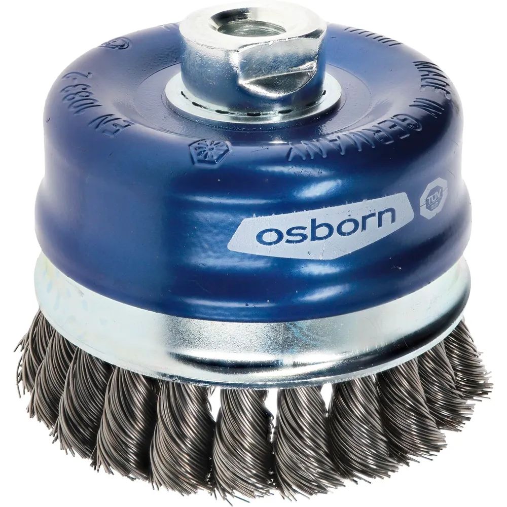 OSBORN Topfbürste 80 x 20 mm Stahldraht gezopft M14