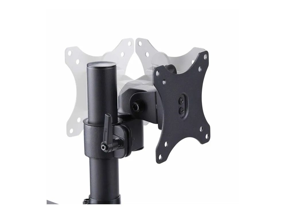 StarTech.com Triple Monitor Desk Mount For Up To Three 27in Screens, VESA 75x75/100x100, Tool-Less Arm Adjustments, C-Clamp/Grommet Mount, Spring-Assisted Arms - Befestigungskit - einstellbarer Arm - für 3 LCD-Anzeigen - Aluminium, Stahl, Kunststoff 