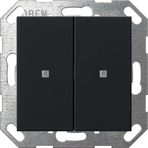 Gira KNX TASTER WIPPE 2F SW M / GIRA 5173005