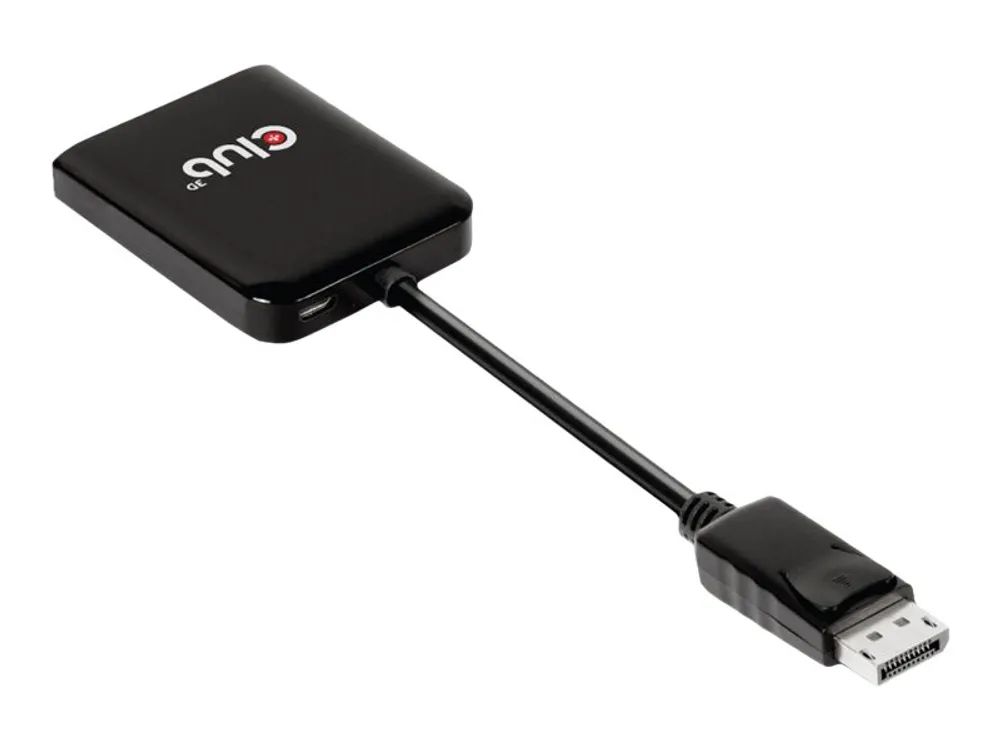 Club 3D CSV-7200H - Videoadapter - DisplayPort männlich zu HDMI weiblich - 20 cm - unterstützt 4K 60 Hz (3840 x 2160)