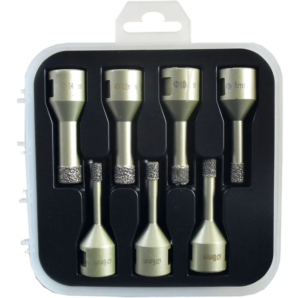 DIEWE Diamant Fliesen Trockenbohrset Premium 7 M14 7-teilig