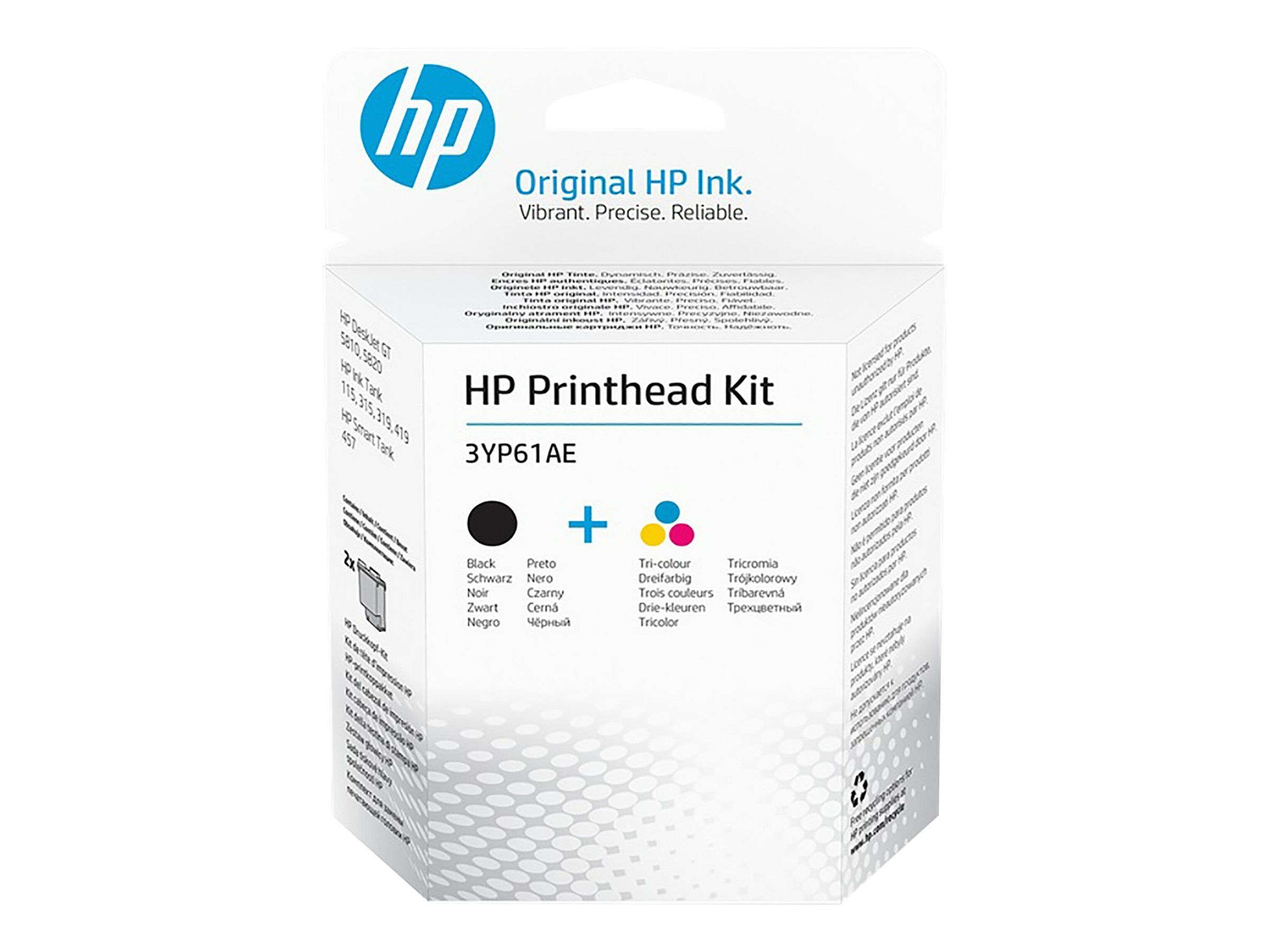 HP 2er-Pack - Farbe (Cyan, Magenta, Gelb), pigmentiertes Schwarz