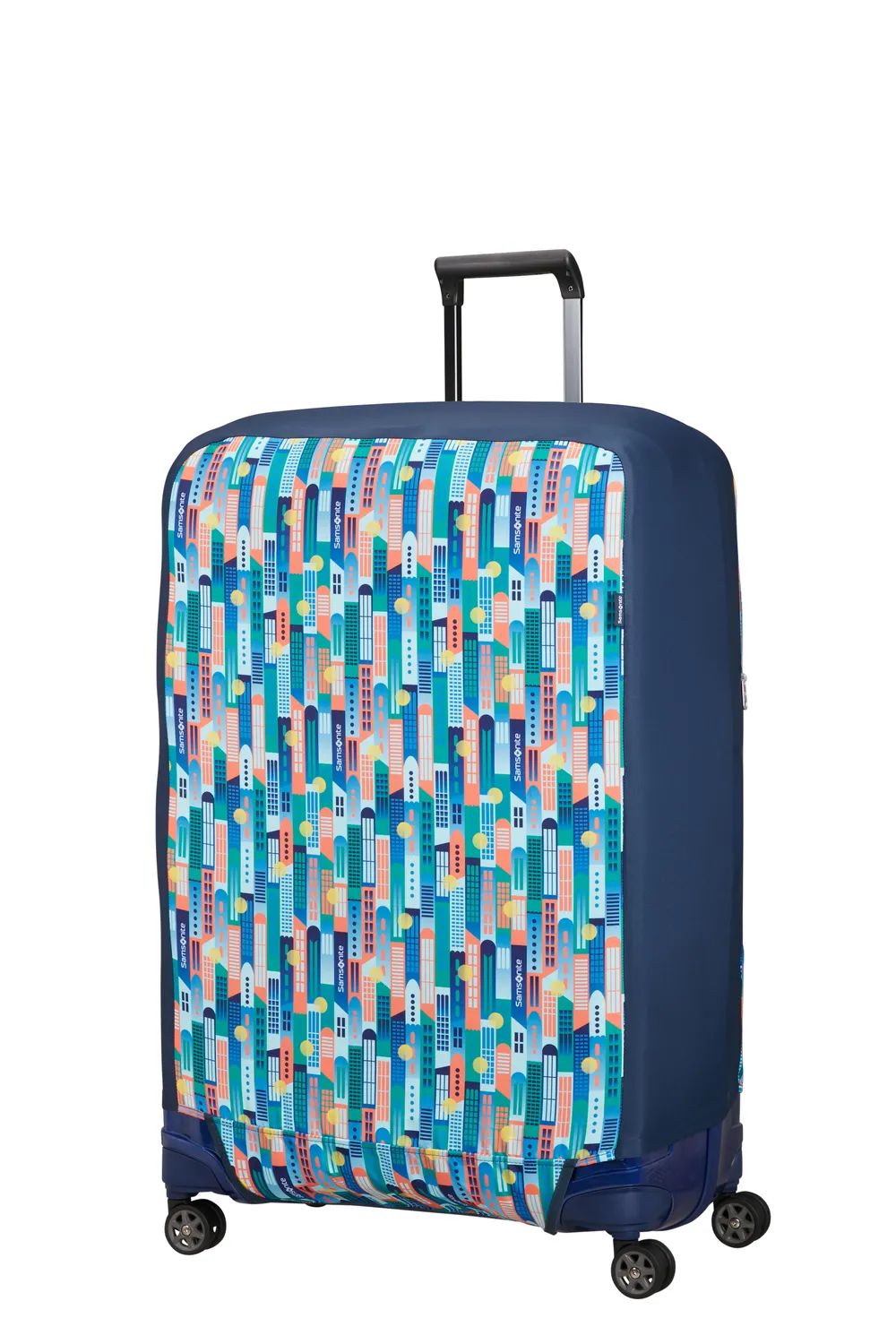 SAMSONITE TA REVOLUTION FOLDABLE LUGGAGE COVER XL, CITY PRINT