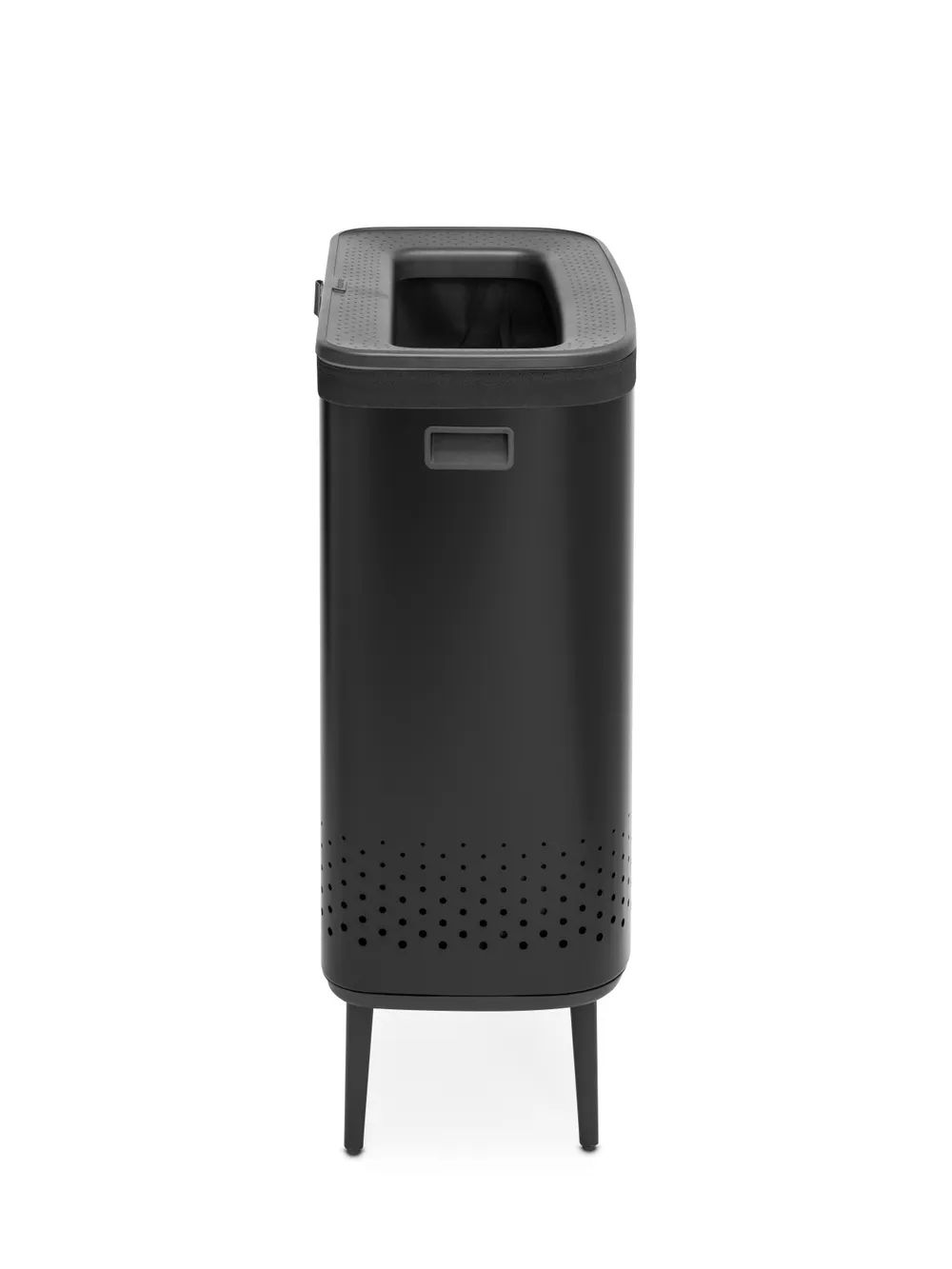 Brabantia Bo Wäschekorb Hi, 2 x 45 L - Matt Black