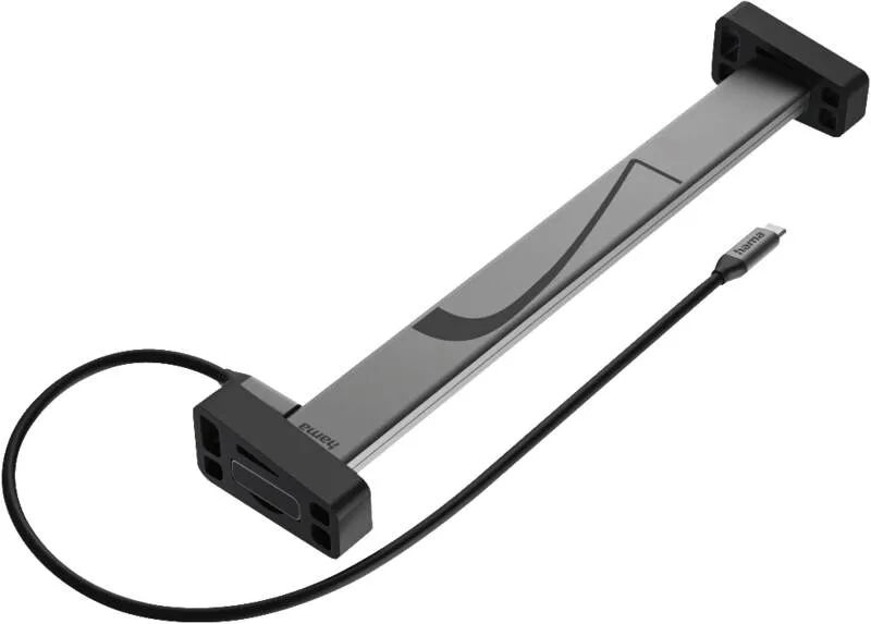 Hama USB-C-Docking-Station "Connect2Office Work", Silikon-Standfüße, 12 Ports