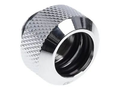 Alphacool Eiszapfen HardTube 16mm - Kompressions-Montageteile für Flüssigkeitskühlsystem - Chrom (Packung mit 6)