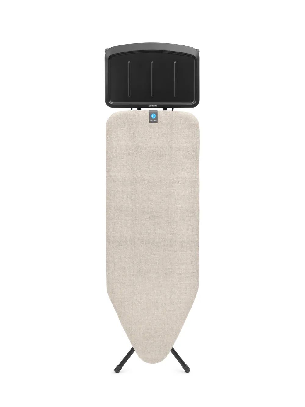 Brabantia Bügeltisch C, 124x45cm, Dst-Ablage Solid - Denim Grey