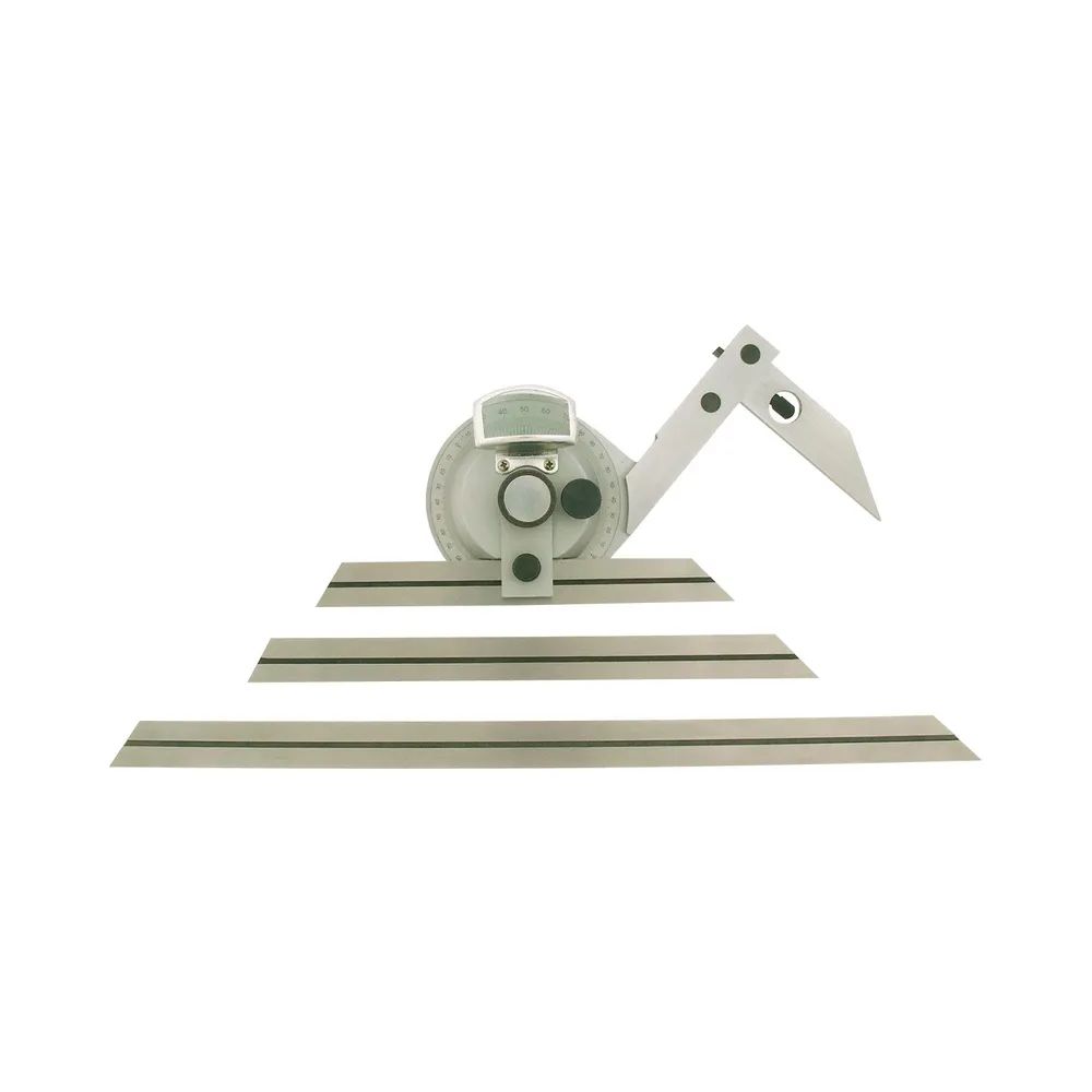 RB-Messwerkzeuge GmbH  Universal Winkelmesser-Satz Messbereich 360 Grad Schienenlänge 150-300 mm