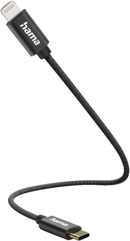 Hama USB-Kabel 201601 USB-Kabel,USB-C-Lightning,0,2m
