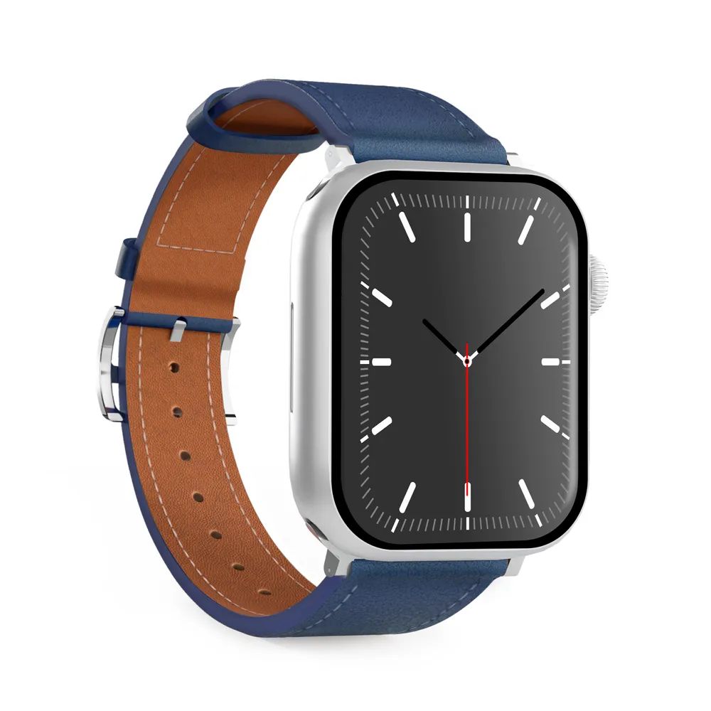 PURO FLORENCE Band für Apple Watch 42/44/45/49mm, blau
