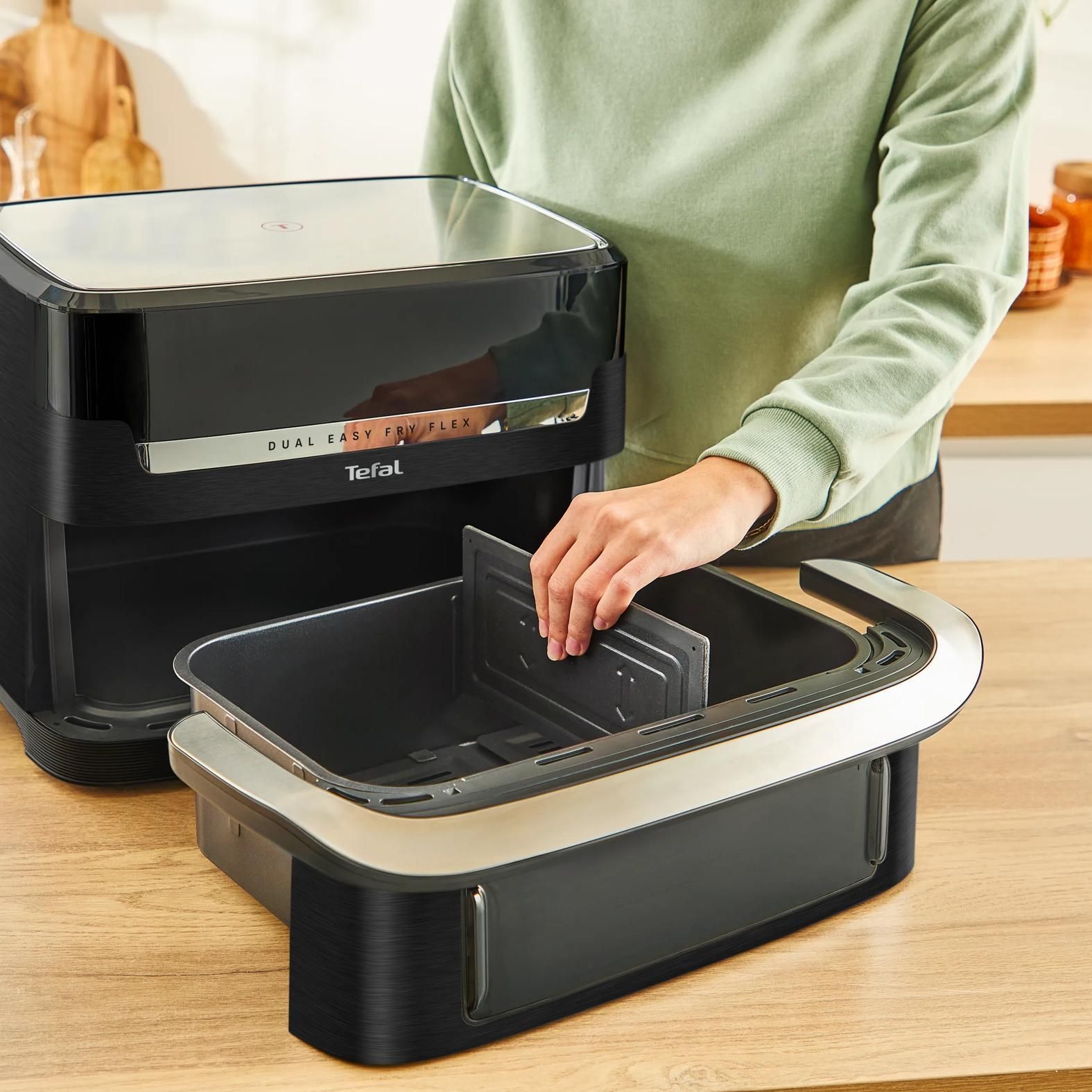 Tefal EY9228 Heißluftfritteuse Dual Easy Fry Flex (9L)