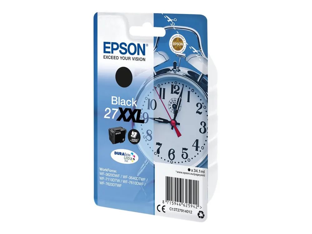 Epson 27XXL - 34.1 ml - XL - Schwarz - original