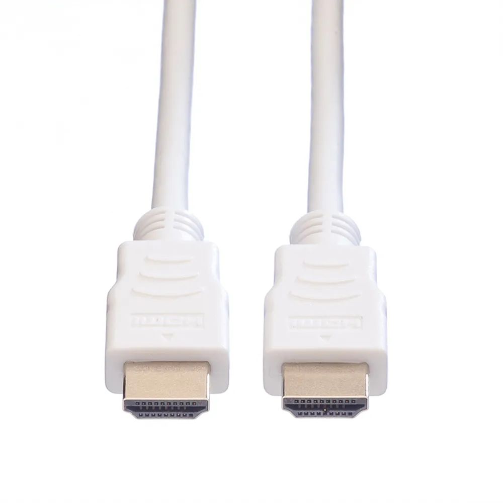 VALUE HDMI High Speed Kabel mit Ethernet, weiß, 3 m