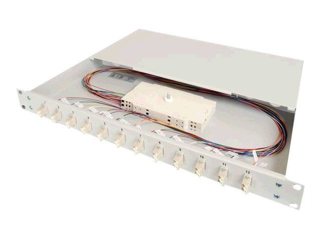 DIGITUS LWL Spleißbox, bestückt, LC, OM3