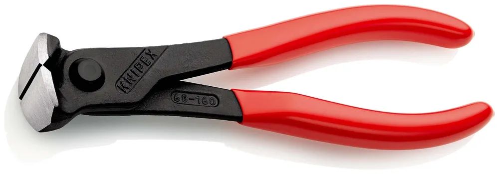 KNIPEX Vornschneider mit Kunststoff überzogen schwarz atramentiert 160 mm
