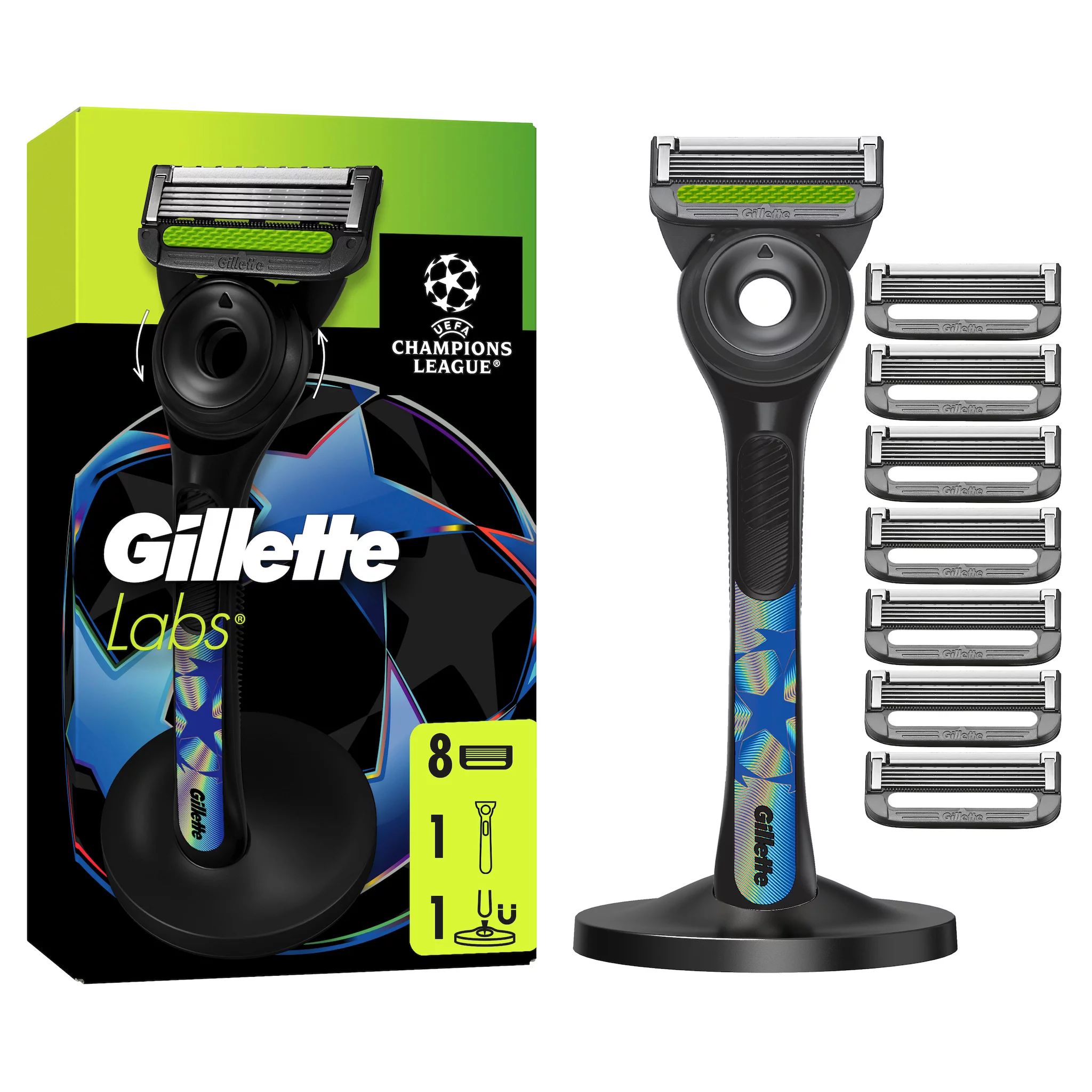Gillette Labs Systemklingen 8er + Handstück Online Versandvariante