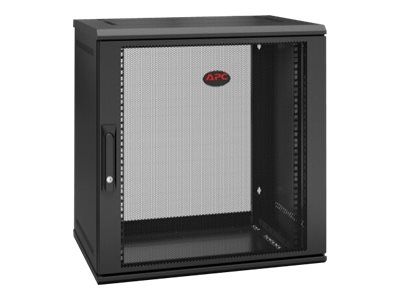 APC NetShelter WX AR112SH4 - Gehäuse - geeignet für Wandmontage - Schwarz - 12U - 48.3 cm (19")