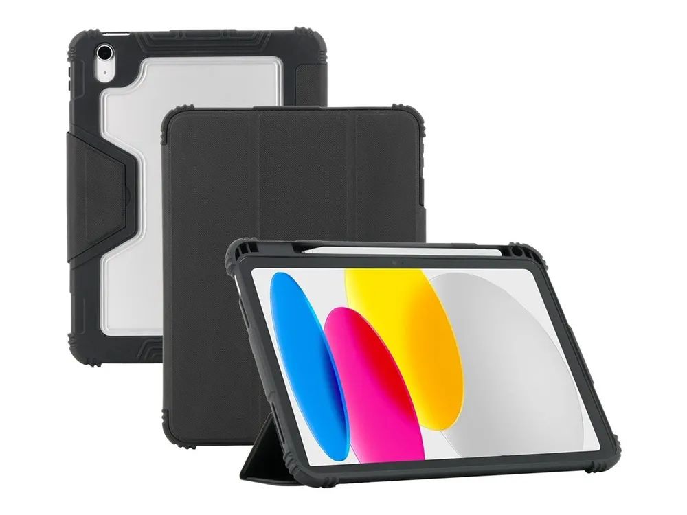 Mobilis Care & Carry - Hintere Abdeckung für Tablet - verstärke Kanten - Polycarbonat - durchsichtig - für Apple 10.9-inch iPad (10. Generation)