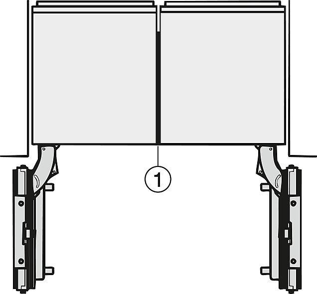 Miele KSK 2001 Side-by-Side Kit