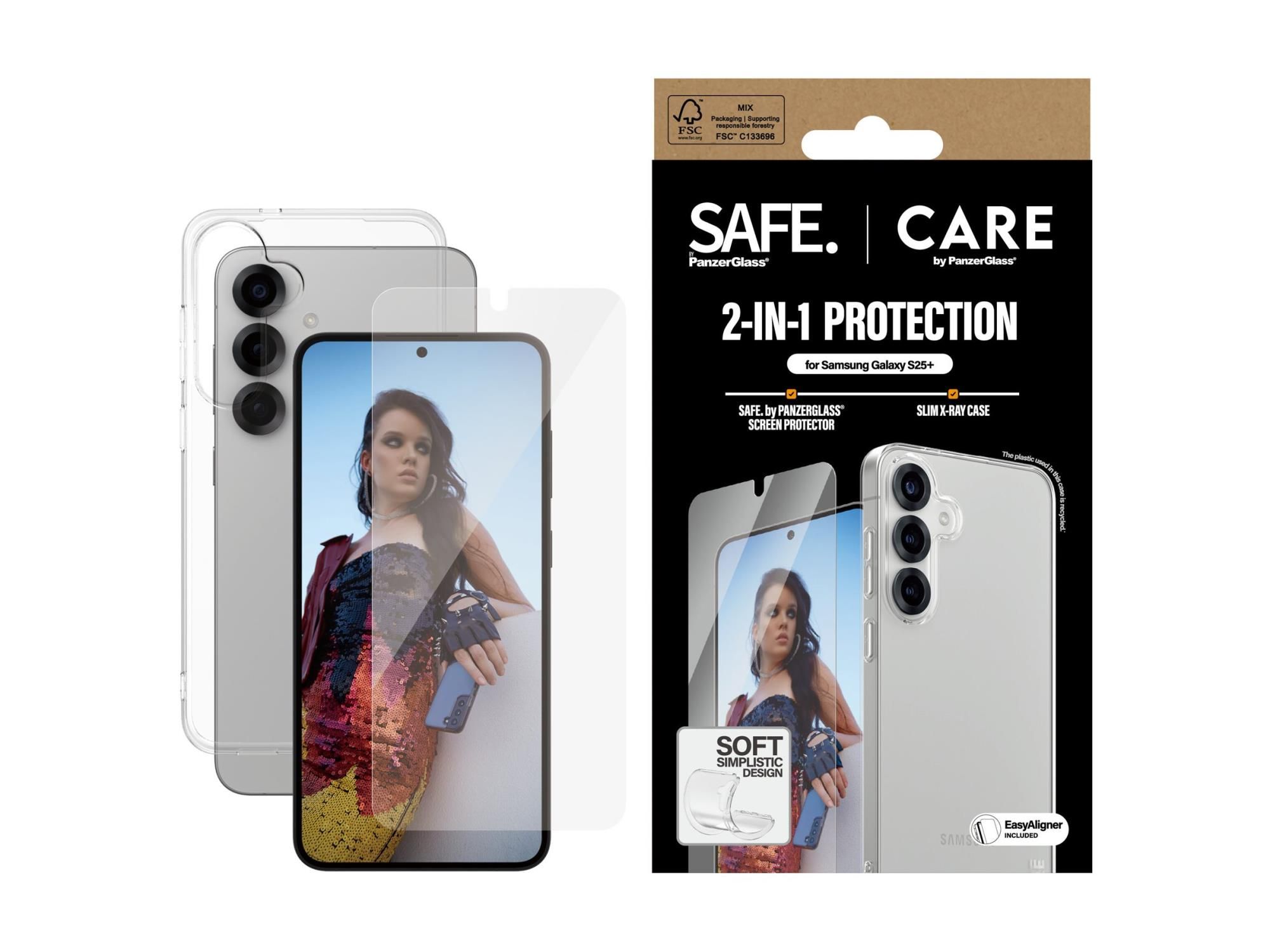 PanzerGlass CARE by PanzerGlass - Hintere Abdeckung für Mobiltelefon - Thermoplastisches Polyurethan (TPU)