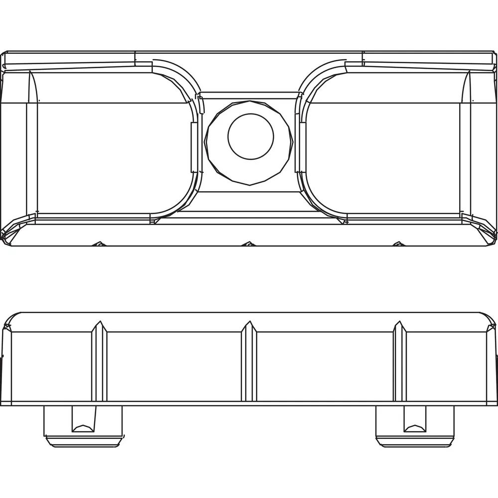MACO Schließteil 12L, Eurofalz 20 mm, 9V, mit Positionszapfen 8x4 mm, silber
