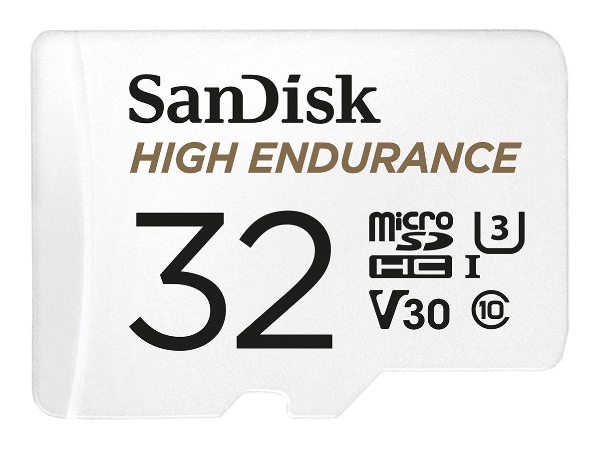 SanDisk High Endurance - Flash-Speicherkarte (microSDHC/SD-Adapter inbegriffen)