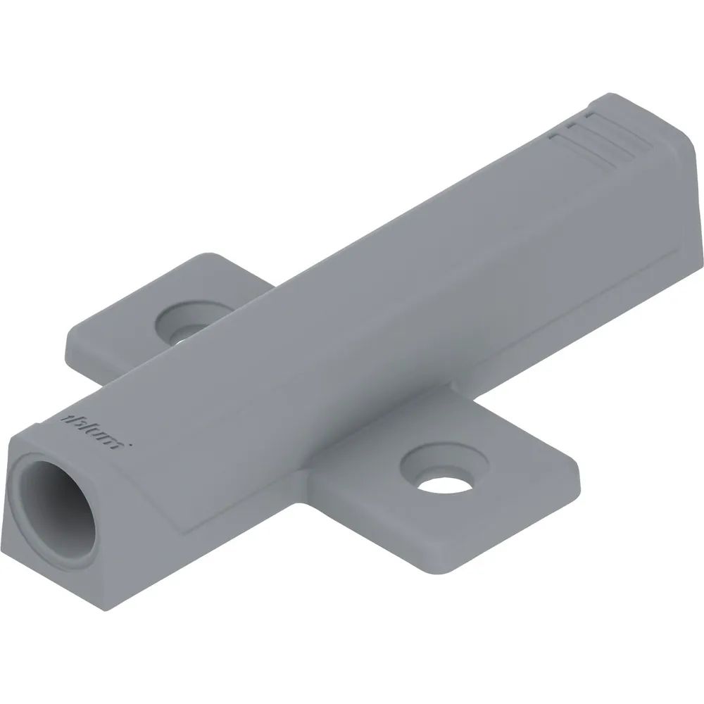 BLUM TIP-ON Kreuz-Adapterplatte 956A1501, Langversion, platingrau