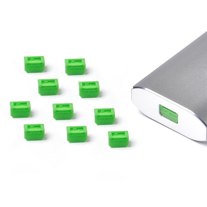 Smart Keeper Mini"Mini-DisplayPort" Blocker grün 10 Stk.