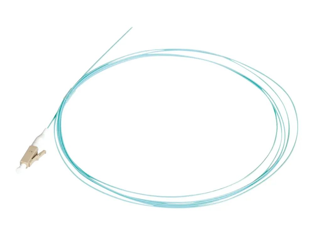 Lanview EASY STRIP - ANSCHLUSSLEITUNG, LOETFAHNE - LC/UPC MULTI-MODUS (M) - 2 M - 0.9 MM - GLASFASER - SIMPLEX - 50/125 MIKROMETER - OM3 - AQUAMARIN