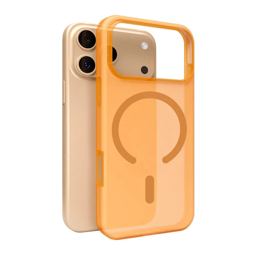 PURO DAYLIGHT MagSafe kompatibles Cover für iPhone 17 PRO, orange