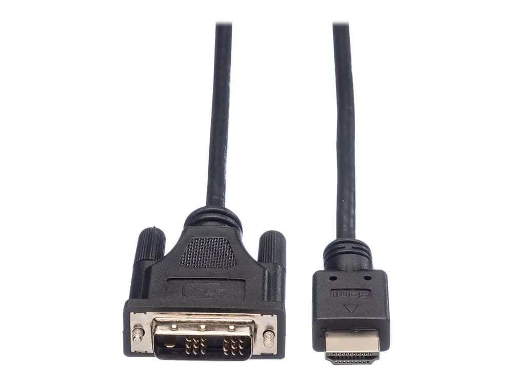 ROLINE Adapterkabel - DVI-D männlich zu HDMI männlich