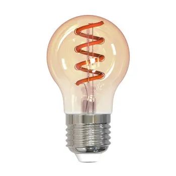 Hama LED-Filamentlampe, E27, Tropfen P45, amber, klar, extra Warmweiß, dimmbar