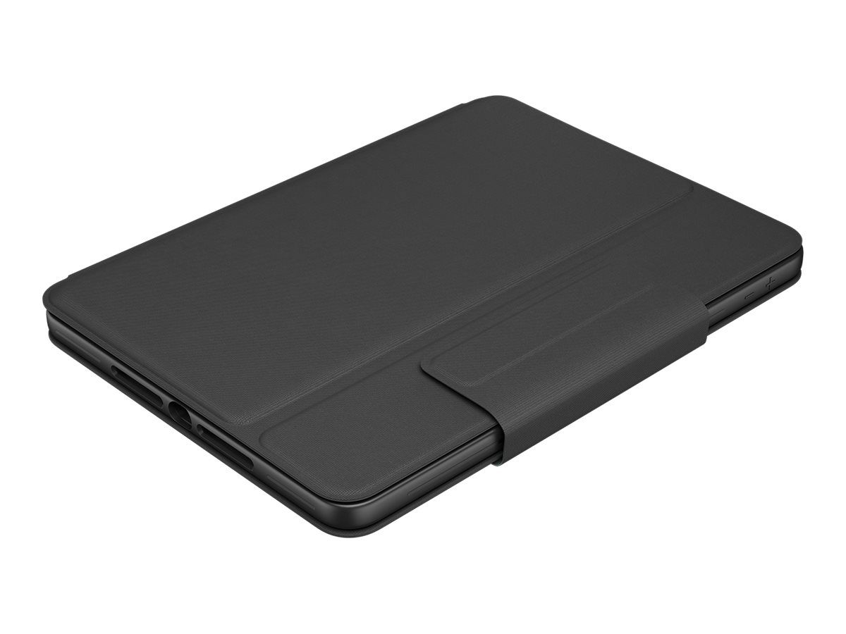 Logitech Rugged Folio - Tastatur und Foliohülle - Apple Smart connector - QWERTZ - Deutsch - für Apple 10.2-inch iPad (7. Generation, 8. Generation, 9. Generation)