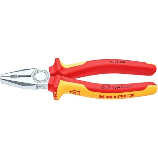 Knipex 2-K VDE 200 MM / KNIPEX KOMBIZANGE 03 06 200