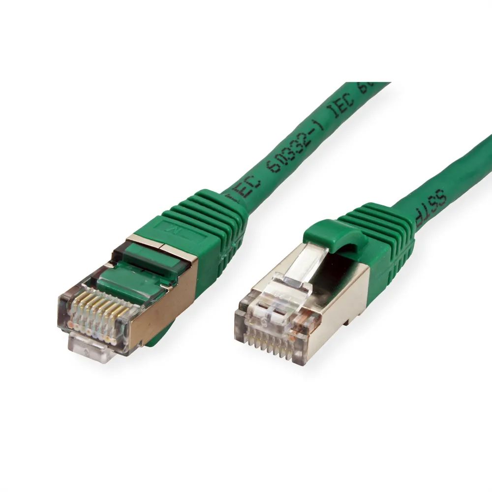 VALUE Patchkabel Cat.6 (Class E) S/FTP (PiMF), LSOH, grün, 2 m