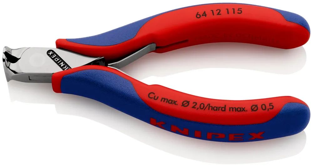 KNIPEX Elektronik-Vornschneider mit Mehrkomponenten-Hüllen 115 mm