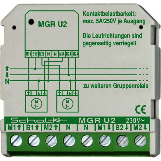 Schalk MOTOR-GRUPPEN-RELAIS 230V 2W / SCHALK MGRU29