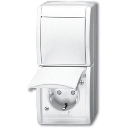 Busch-Jaeger KOMBINATION / WECHSELSCHALTER / BUSCH 2601/6/20 EBW-54 2CKA001684A0331