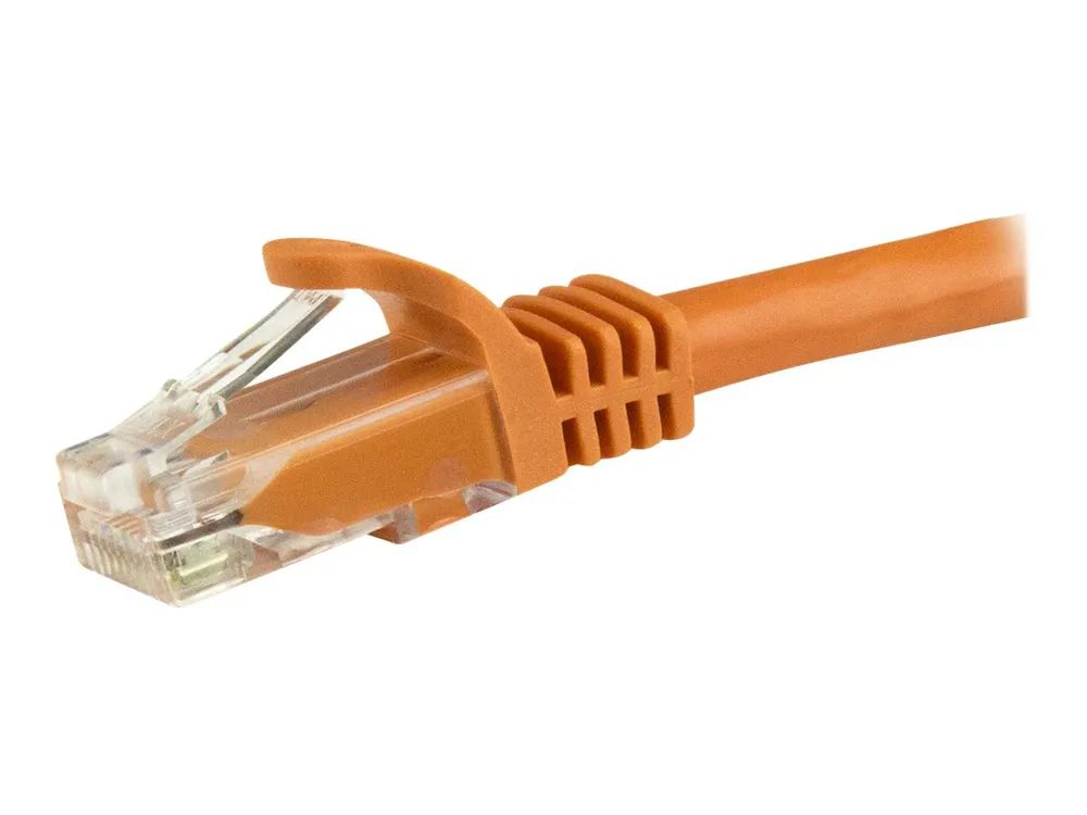 StarTech.com 1,5m CAT6-Kabel - Patchkabel - orange - Snagless - Patch-Kabel - RJ-45 (M)