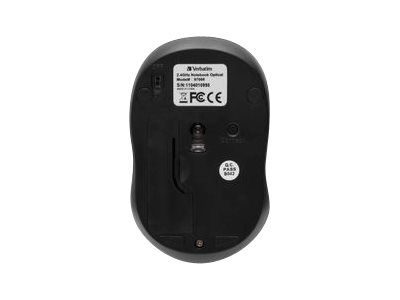 Verbatim Wireless Mouse GO NANO - Maus - optisch - kabellos - RF - kabelloser Empfänger (USB)