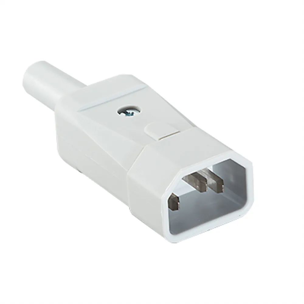 BACHMANN Kaltgerätestecker Typ 749 70°C, grau