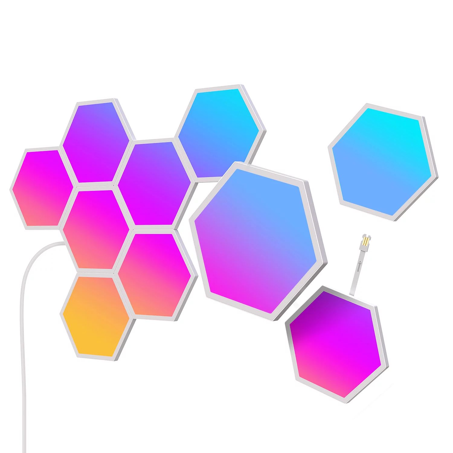 Govee Glide Hexa - Licht-Panel - LED - RGBIC (Packung mit 10)